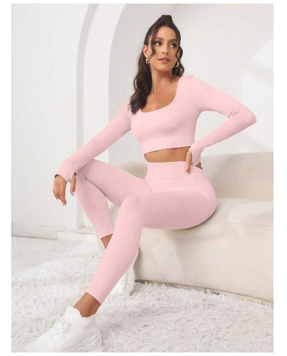 Exclusive Sports Yoga Set - Quick-Dry Fitness Outfit (2 Pieces)