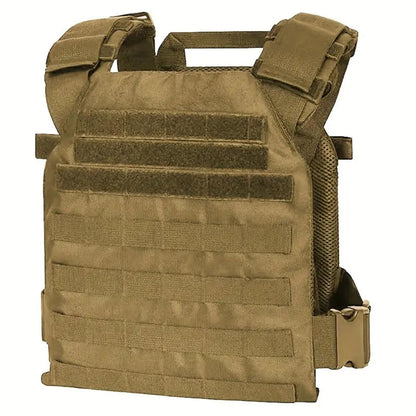 Miramrax Weighted Vest for Men and Women Weight Vests Adjustable Strength and Endurance Training Fitness Workouts Tactical Running Gym (Tan)
