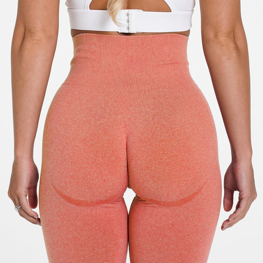 Seamless Knitted Moisture-Wicking Fitness Leggings