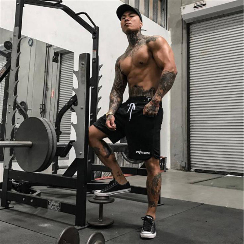 Men's Summer Quick-Dry Mesh Fitness Shorts for Gym