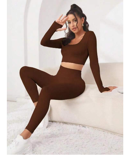 Exclusive Sports Yoga Set - Quick-Dry Fitness Outfit (2 Pieces)
