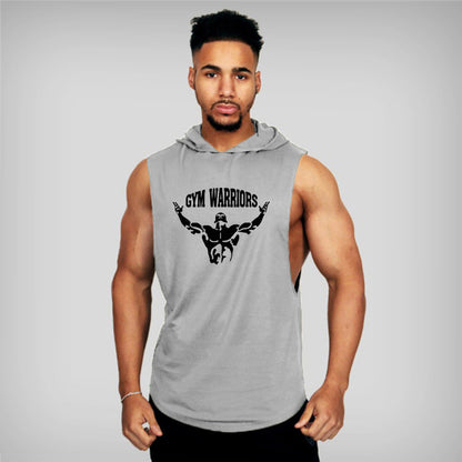 Trendy Hooded Fitness Camisole Vest for Men