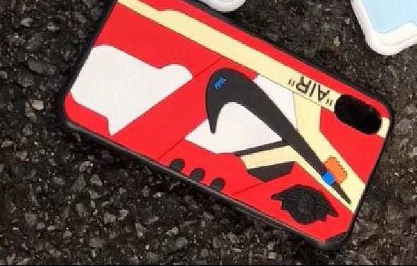 Nike Silicone Phone Case for iPhone XS MAX (3D Sneaker)
