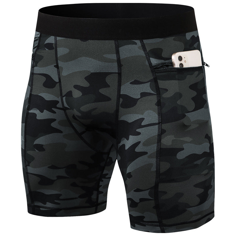 Men's Gym Shorts with Zipper Pockets