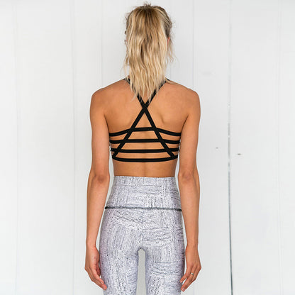 Women's Digital Print Yoga Workout Set