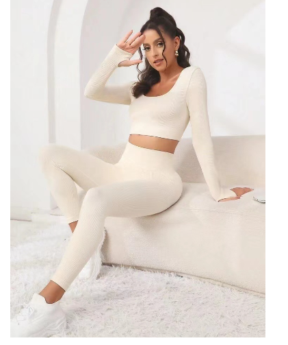 Exclusive Sports Yoga Set - Quick-Dry Fitness Outfit (2 Pieces)