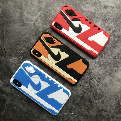 Nike Silicone Phone Case for iPhone XS MAX (3D Sneaker)